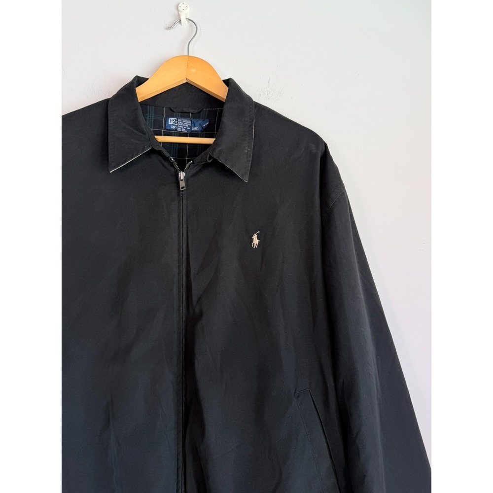 Vintage Polo Ralph Lauren Bi-Swing Bomber Jacket XL Black - Picture 4 of 10